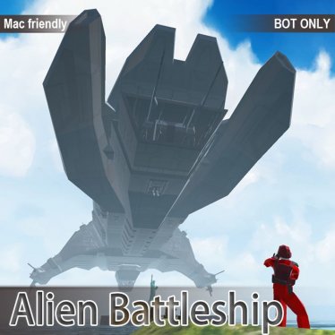 Мод «Paladin Battleship & UFO» для Ravenfield (Build 21)