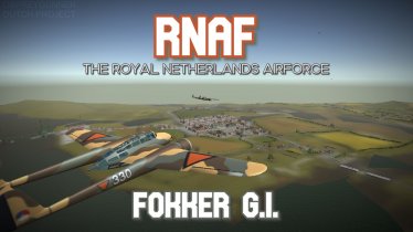 Мод «Fokker G.1.» для Ravenfield (Build 18) 2