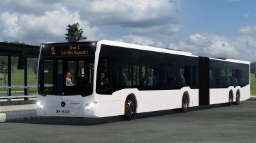 Мод «Mercedes-Benz Citaro C2 CapaCity» для Transport Fever 2 0