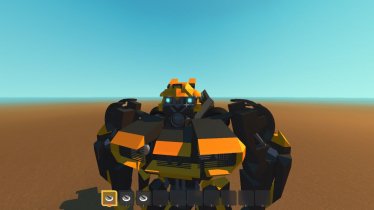 Мод "Transformers 4 Bumblebee Chevrolet Camero 1967" для Scrap Mechanic 2