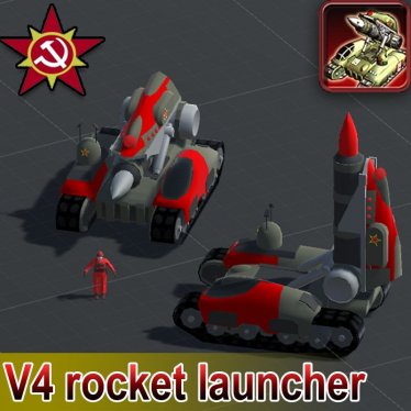 Мод «C&C Red Alert3:V4 rocket launcher» для Ravenfield (Build 19)