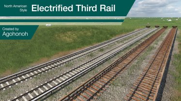 Мод «Electrified Third Rail» для Transport Fever 2