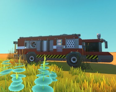 Мод "Vortex-1C Firetruck" для Scrap Mechanic 3