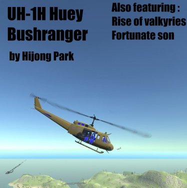 Мод «UH-1H Huey Bushranger» для Ravenfield (Build 24)