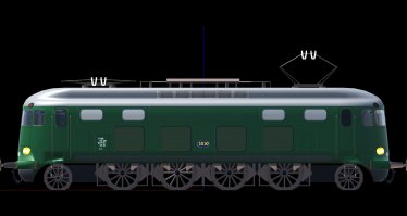 Мод «NS 1000 (Blue/Green)» для Transport Fever 2 1