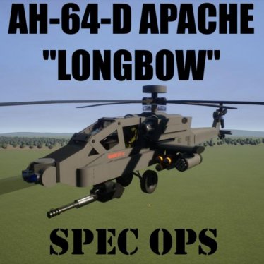 Мод "AH-64-D APACHE LONG BOW" для Brick Rigs