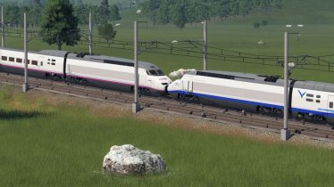 Мод «Renfe AVE & Euromed (class 100 & 101)» для Transport Fever 2 2