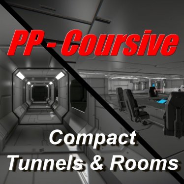 Мод "PP - Coursive : Corridors Tunnels and Rooms (DX11)" для Space Engineers