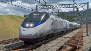 Мод «Amtrak Acela Express» для Transport Fever 2