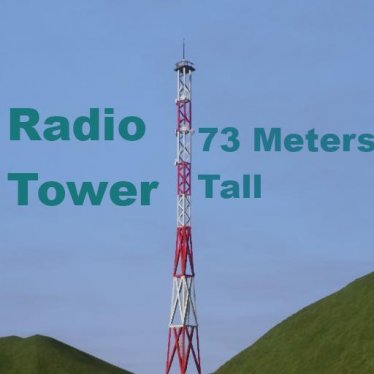Мод "Radio Tower (73 Meters Tall)" для Brick Rigs