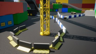 Мод "Container Yard Race Track" для Brick Rigs 2