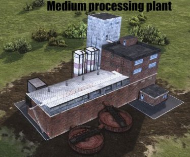 Мод "Medium processing plant" для Workers & Resources: Soviet Republic