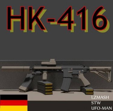 Мод «HK416» для Ravenfield (Build 25)