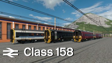 Мод «British Rail Class 158» для Transport Fever 2