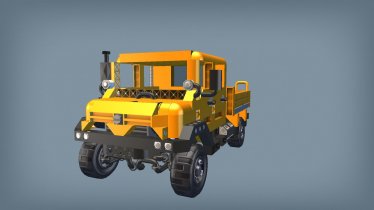 Мод "2019 Mercedes-Benz Unimog" для Scrap Mechanic