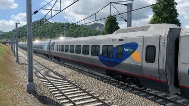 Мод «Amtrak Acela Express» для Transport Fever 2 0