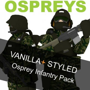 Скин «Osprey Infantry — Vanilla+ Styled Skins» для Ravenfield (Build 25)