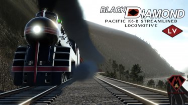 Мод «Lehigh Valley K6B Black Diamond» для Transport Fever 2