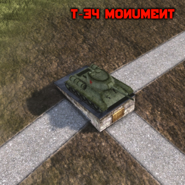 Мод "T-34 Monument" для Workers & Resources: Soviet Republic