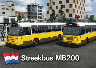 Мод «NL Streekbus MB200» для Transport Fever 2