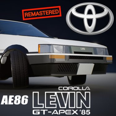 Мод "Toyota AE86 Corolla Levin (kouki)" для Brick Rigs