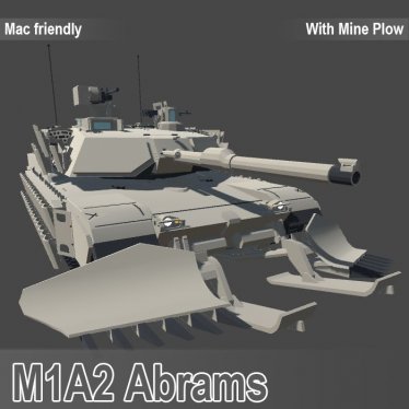 Мод «M1A2 Abrams With Mine Plow» для Ravenfield (Build 20)