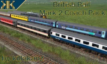 Мод «British Rail Mk 2 Coaches» для Transport Fever 2 0