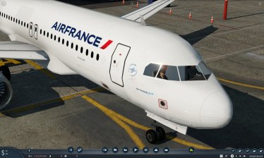 Мод «Air France Airbus A320» для Transport Fever 2