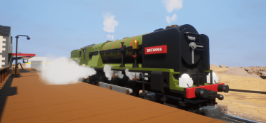 Мод "BR Standard Class 7 Britannia Steam Engine" для Brick Rigs 0