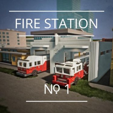 Мод "Fire Station 1" для Brick Rigs