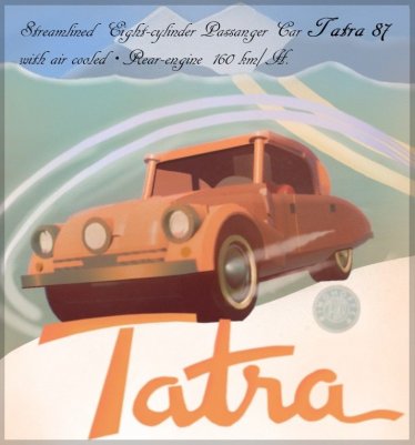 Мод "Tatra T87 V8" для Brick Rigs