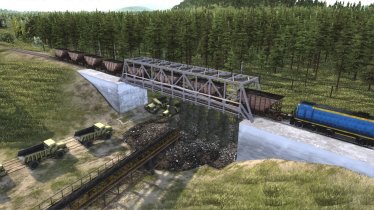 Мод "Toprus' KWK Wieczorek Unloading Bridge" для Workers & Resources: Soviet Republic 2