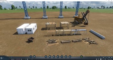 Мод «Assets for construction site» для Transport Fever 2 1