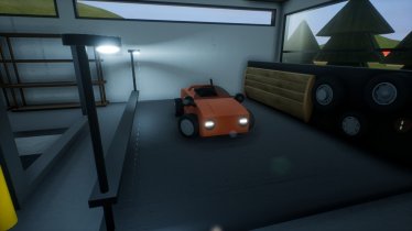 Мод "Multi Stall Automotive Workshop" для Brick Rigs 1