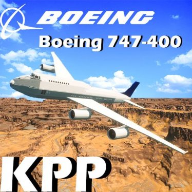 Мод "KPP Boeing 747-400" для Brick Rigs