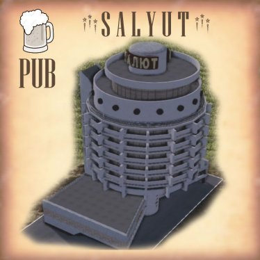 Мод "Restourant_Pub_Salyut" для Workers & Resources: Soviet Republic