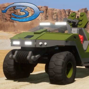 Мод "UNSC M12 Warthog LRV -Halo 3-" для Brick Rigs