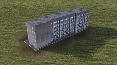 Мод "Prefabricated blocks of flats (5 этажей)" для Workers & Resources: Soviet Republic 2