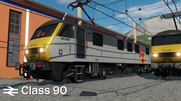 Мод «British Rail Class 90» для Transport Fever 2 1