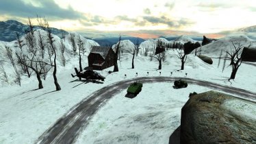 Карта «SNOW TOWN» для Ravenfield (Build 21) 2