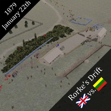 Карта «(Anglo-Zulu War) Rorke's Drift» для Ravenfield (Build 19)