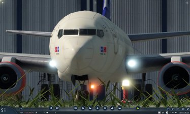 Мод «Scandinavian Airlines Boeing 737-700» для Transport Fever 2 1