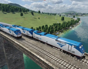 Мод «Amtrak P42 Phase V» для Transport Fever 2