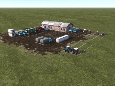 Мод "База сельскохозяйственной техники" для Workers & Resources: Soviet Republic 2