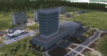 Мод "Tech Universuty UFO / Университет Тарелка" для Workers & Resources: Soviet Republic 1