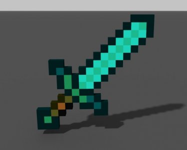 Мод "Minecraft Sword" для Teardown