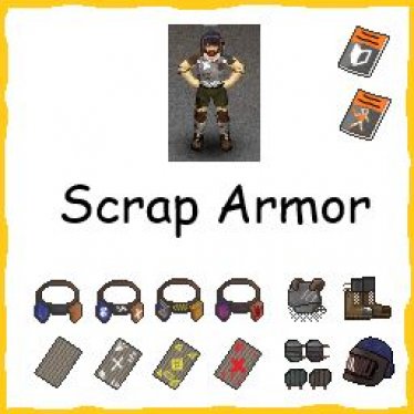 Мод "Scrap Armor" для Project Zomboid