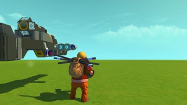 Мод "Early survivor's gun" для Scrap Mechanic 1