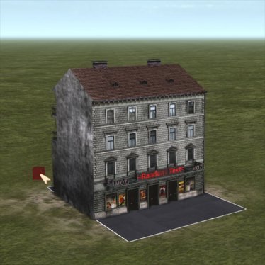 Мод "Old Downtown package 1" для Workers & Resources: Soviet Republic 1