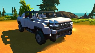 Мод "No Mods Hummer EV" для Scrap Mechanic 2